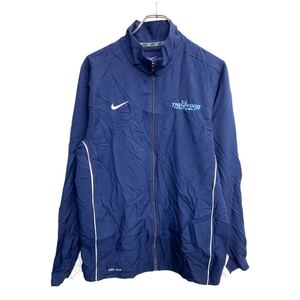 NIKE ナイロンジャケット Sサイズ ナイキ ネイビー ポリエステル 古着卸 アメリカ仕入 t2411-3874