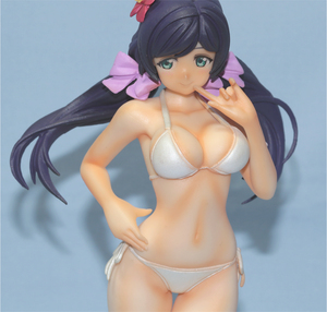 ラブライブ 東條希 水着 ビーチフィギュア リペイント 1/8 改造 白い水着