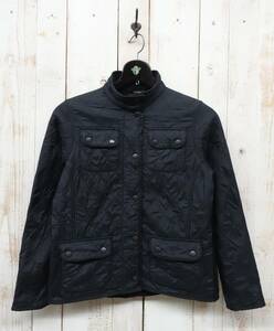 古着卸　ヨーロッパ古着＊Barbour バブアー ＊UTILITY POLAR QUILTJACKET レディス/ガールズモデル 　キルティングジャケット＊ブラック