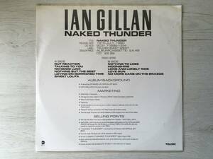 IAN GILLAN GUT REACTION PROMO UK盤