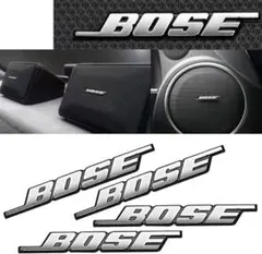 BOSE スピーカーエンブレム 4個セット ボーズ ステッカー