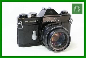 【同梱歓迎】実用■ペンタックス PENTAX SPOTMATIC F ボディ＋SMC 50mm F1.4 M42■シャッター全速・露出計完動■GGG1003