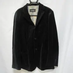 ★美品★BURBERRY BLACK LABEL ベロアジャケット L メンズ