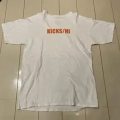 kicks/hi logo tee white