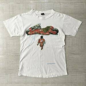 80s 1988 名作 Vintage AKIRA KANEDA MOTORCYCLE TEE アキラ 金田 バイク Tシャツ FASHION VICTIM 大友克洋 ARCHIVE アーカイブ サイズ M