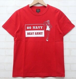 3T3645■クリックポスト対応商品■リアルマッコイズ GO NAVY BEAT ARMY 半袖Tシャツ THE REAL McCOYS