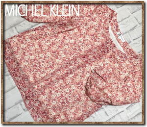 ☆MICHEL KLEIN　ミッシェルクラン　花柄シフォンチュニック☆