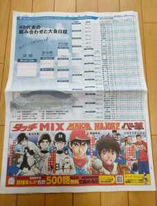 【100円スタート】【新品未使用】甲子園球場限定104回夏高校野球　朝日新聞特別版