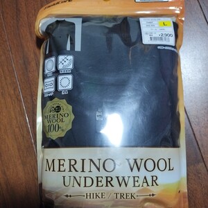 ワークマン　WORKMAN　トレッキング　 メリノ　Trekking　Merino　ミドルウェイト　厚手　ハーフジップ　L