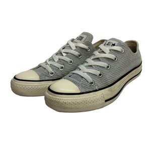 D107 CONVERSE コンバース オールスター ローカットスニーカー US4 23cm ライトグレー コーデュロイ