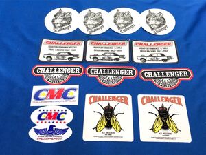 2/076【未使用】CHALLENGER ステッカー まとめ １５点 STICKERS チャレンジャー