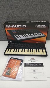 ◎0608k2802 M-AUDIO エムオーディオ AXIOM air32 mini USB MIDI キーボードコントローラー 32鍵 8パッド