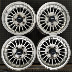 管理番号：Ｓ8-24【4本価格】【14×6.5J 5x114.3 ET+15 ハブ78】ブリヂストン SPINTO・旧車等・店頭直接引取可能・下取り可能