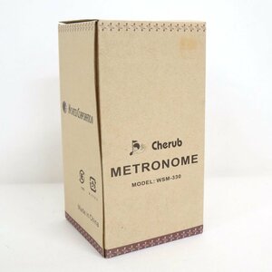 【キョーリツコーポレーション】※長期保管品/Cherub METRONOME/メトロノーム/WSM-330/ブルー/tt1815