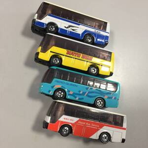 ○【4個セット】トミカ TOMICA バスミニカー ISUZU/FUSO JR/HATO/AERO QUEEN/Airport Bus Service 玩具 おもちゃ 車(NF241113)533-48(40)