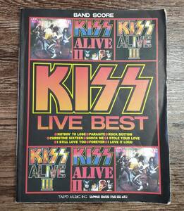 【送料無料/即決】 KISS キッス LIVE BEST ライブ・ベスト バンドスコア 楽譜 スコア　(M9981-1071)