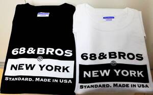 新品未使用保管品 68&BROTHERS STANDARD Tシャツ 2枚セット Lサイズ ネコポスに限り送料無料