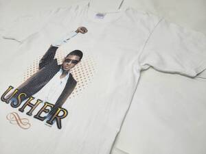 当時物 良好 04 USHER アッシャー Tシャツ M 00s R&B soul hiphop ビンテージ ラップT Y2K