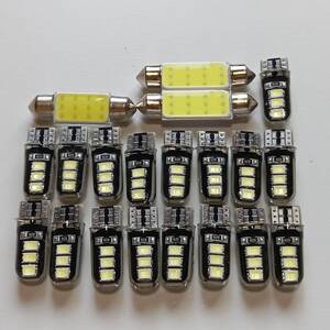 BMW F25 X3 超爆光！T10 LED ルームランプ キャンセラー内蔵 20個セット ホワイト /6/t37/t42