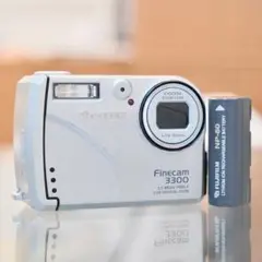 希少 動作品 コンデジ レトロ CCD KYOCERA Finecam 3300