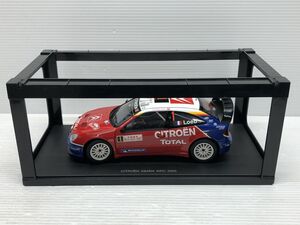 N454-250201- AUTOart 1/18 CITROEN XSARA WRC 2005 ミニカー 欠品あり【中古品】