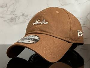 【未使用品】173QF 訳あり★NEW ERA ニューエラ 9TWENTY キャップ 帽子 CAP 限定１個！クールなブラウンのロゴキャップ《FREEサイズ》