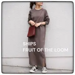 SHIPS 別注 FRUIT OF THE LOOM スウェット ワンピース