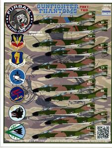 1/48 FURBALL AERO-DESINGN　ファーボールデカール　48030　 F-4C/D Gunfighter Phantoms Part Two