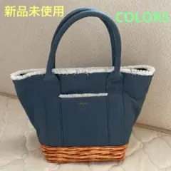 【新品未使用】COLORSデニムトートバッグ