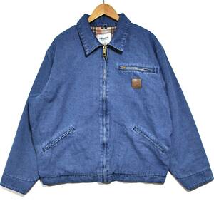 即決 未使用【CARHARTT WIP】カーハートWIP RIDER JACKET デニム L 新古