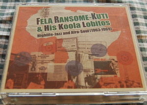 【送料無料】FELA RANSOME KUTI AND HIS KOOLA LOBITOS【 HIGHLIFE - JAZZ AND AFRO- SOUL (1963-1969)】3枚組 中古美品