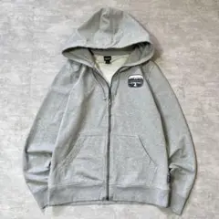 ★00s patagonia フルジップ スウェット パーカー グレー