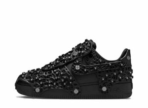 Swarovski Nike WMNS Air Force 1 Low Retro Reflective Crystal "Triple Black" 24.5cm CV7668-001