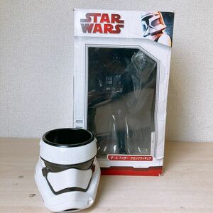 未使用★スターウォーズ STAR WARS★ダースベイダー クロックフィギュア/ ストームトルーパー マグカップ プラ コップ タイトー Disney