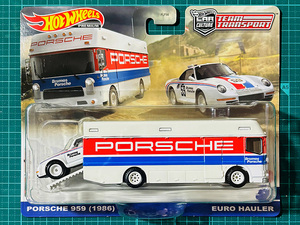 ホットウィール PORSCHE 959 (1986)｜EURO HAULER ポルシェ ユーロハウラー チームトランスポート