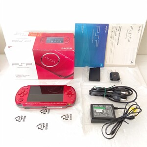 韓国版　ソニー　PSP3005 ラディアントレッド　極美品　希少　レア　セット