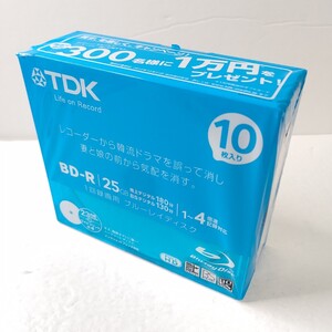 TDK BD-R 25GB 10枚入り　ブルーレイディスク　新品未開封　DISC