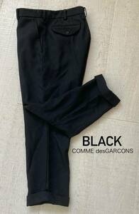 BLACK COMME des GARCONS 半端丈パンツ L コムデギャルソン ブラック