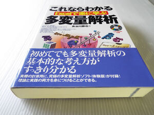 これならわかるＥｘｃｅｌで楽に学ぶ多変量解析 美本 付録CD未開封付き