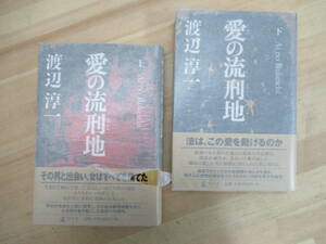 U08☆ 【美品】 著者直筆 サイン本 愛の流刑地 上 下 渡辺淳一 幻冬舎 初版 帯付き 落款 映画化 豊川悦司 寺島しのぶ 長谷川京子 220922