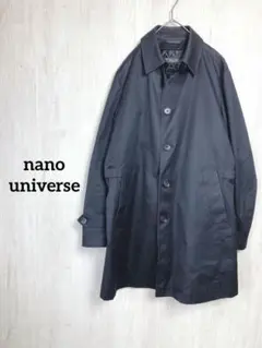 nano universe ベルテッド ステンカラーコート ナノユニバース