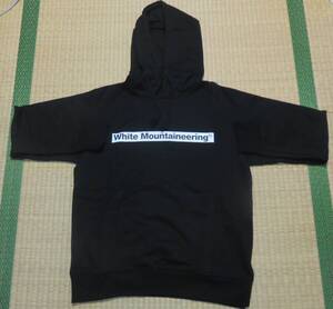 【週末クーポン1500円OFF】新品30%OFF White Mountaineering WM LOGO PRINTED HOODIE 黒 WM1971521パーカー