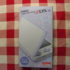 新品未使用 Newニンテンドー2DS LL ホワイト×ラベンダー (JANSUAAA) 2DS本体 3DS本体 未通電 JAN-S-UAAA