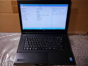 ジャンク NEC PC-VK25LXZCJ I3 4100M ノートパソコン BIOS OK!