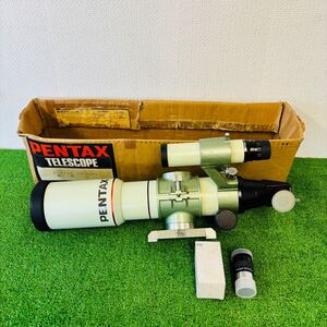 f1352 美品 ペンタックス PRNTAX 天体望遠鏡 鏡筒 75SDHF / 正立ファインダー 7x35 CI-F 天体観測・光学機器 送140