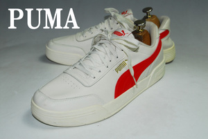 ◆DSC6459◆驚愕の完全売り切り！プーマ◆PUMA/ホワイト27.5㎝/ロー/美品◆ストリート最強スニーカー！存在感抜群！注目の１足！