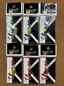 ValkeIN ヴァルケイン　シャノン0.7g,1.1g 計6枚　オリカラあり