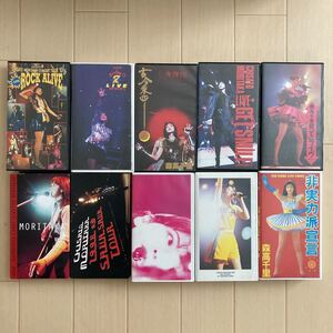 森高千里　ライブ　VHS ビデオ　10本セット