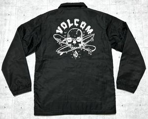 ボルコム 中綿入り コーチジャケット 背中 ビッグプリント デカロゴ　　両面プリント VOLCOM ストリート スケート スケーター 玉8920