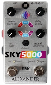 新品 即納 Alexander Pedals Neo Series Sky 5000 Reverb Delay アレキサンダー